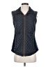 Gallery 100% Polyester Blue Vest Size S - photo 1