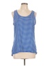 The Limited Outlet 100% Polyester Blue Sleeveless Top Size L - photo 1