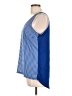 The Limited Outlet 100% Polyester Blue Sleeveless Top Size L - photo 5