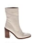 Franco Sarto 100% Leather Ivory Boots Size 9 - photo 1