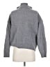 Closed 100% Baumwolle Solid Gray Turtleneck Sweater Size S - photo 2