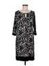Laundry by Design Print Black Casual Dress Size M - photo 1