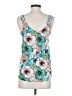 H&M 100% Polyester Teal Tank Top Size XS - photo 2