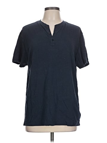 Isaac Mizrahi New York Short Sleeve Henley (view 1)