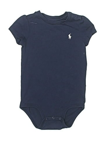 Ralph Lauren Short Sleeve Onesie (view 1)