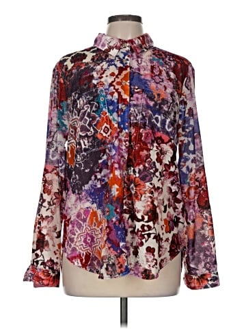 Pilcro Long Sleeve Blouse (view 1)