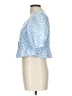 Zara Blue 3/4 Sleeve Blouse Size L - photo 5