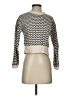 Marled Chevron-herringbone Ivory Pullover Sweater Size S - photo 1