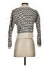 Marled Chevron-herringbone Ivory Pullover Sweater Size S - photo 2
