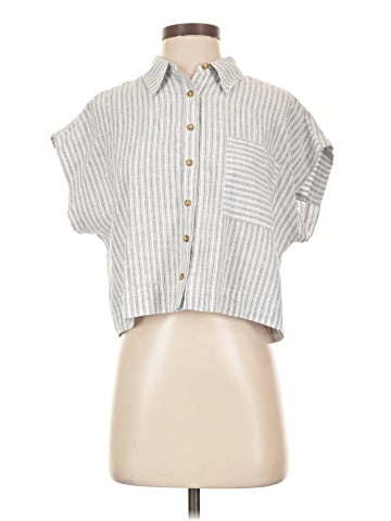 Pilcro Short Sleeve Button-Down Shirt (view 1)