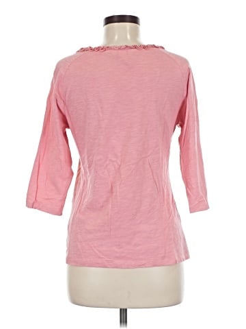 Christopher & Banks 3/4 Sleeve T-Shirt (view 2)