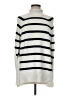 A New Day Stripes Silver Ivory Turtleneck Sweater Size M (estimated) - photo 1