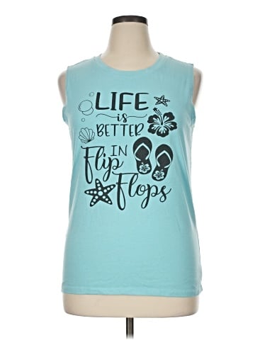 Unbranded Sleeveless T-Shirt (view 1)