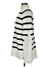 A New Day Stripes Silver Ivory Turtleneck Sweater Size M (estimated) - photo 5