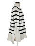 A New Day Stripes Silver Ivory Turtleneck Sweater Size M (estimated) - photo 4
