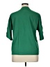 Unbranded 100% Polyester Green 3/4 Sleeve Blouse Size XL - photo 2