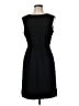 Talbots 100% Polyester Solid Black Casual Dress Size 8 - photo 1