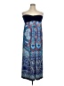 Apt. 9 Paisley Blue Casual Dress Size XL - photo 1