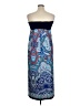 Apt. 9 Paisley Blue Casual Dress Size XL - photo 2