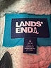 Lands' End 100% Polyester Solid Teal Snow Jacket Size 10 - 12 - photo 3