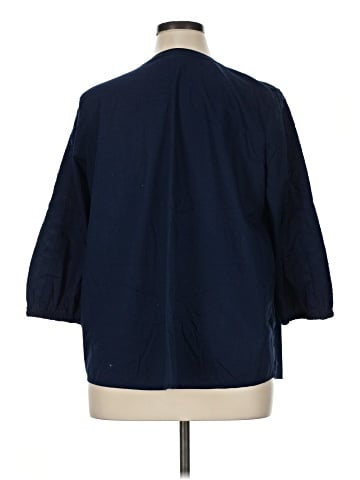 Croft & Barrow 3/4 Sleeve Button-Down Shirt (view 2)