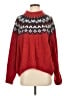 Rag & Bone Chevron-herringbone Red Pullover Sweater Size S - photo 1