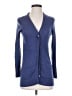 Halogen 100% Merino Wool Blue Wool Cardigan Size S - photo 1