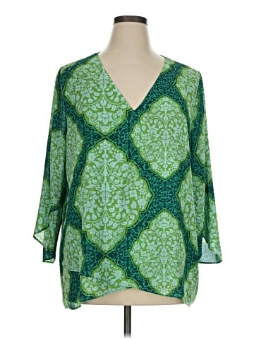 Beautiful by Lawrence Zarian 3/4 Sleeve Blouse (view 1)