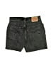 Levi's 100% Cotton Black Denim Shorts Size 25 waist - photo 2