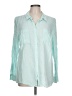 Boden 100% Linen Teal Long Sleeve Button-Down Shirt Size 12R - photo 1