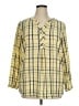Christopher & Banks Yellow 3/4 Sleeve Blouse Size XL (petite) - photo 1
