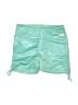 Justice Metallic Green Shorts Size 5 - 6 - photo 1