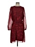 Ann Taylor 100% Polyester Animal Print Red Cocktail Dress Size S - photo 1