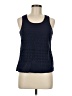 Solitaire Blue Sleeveless Top Size M - photo 1