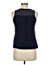 Solitaire Blue Sleeveless Top Size M - photo 2