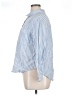 Caslon 100% Cotton Stripes Blue Long Sleeve Blouse Size XL - photo 5