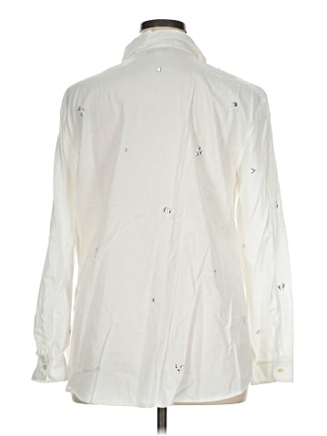 Ann Taylor LOFT Long Sleeve Button-Down Shirt (view 2)