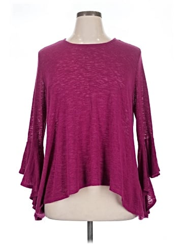 Alfani 3/4 Sleeve T-Shirt (view 1)