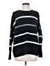 Vince Camuto Stripes Black Pullover Sweater Size S - photo 1