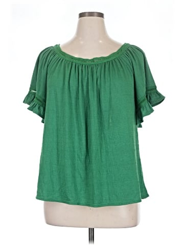 Max Studio Short Sleeve Blouse (view 1)