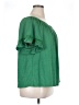 Max Studio Green Short Sleeve Blouse Size 1X - photo 4