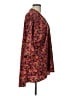 Lularoe 100% Polyester Floral Red Blazer Size L - photo 4