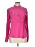 Cache Pink Long Sleeve Blouse Size L - photo 1