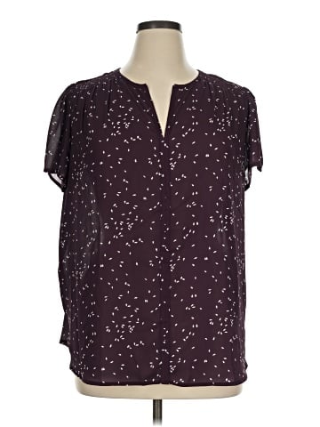 Monday Fun Short Sleeve Blouse (view 1)