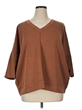 Cable & Gauge 3/4 Sleeve Top