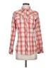 Ariat Plaid Orange Long Sleeve Button-Down Shirt Size S - photo 1