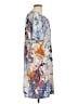 Chico's Print Blue Casual Dress Size Lg (2) - photo 4