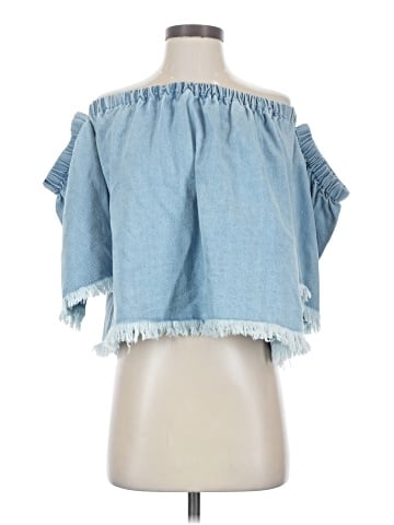 JOA Short Sleeve Blouse (view 1)