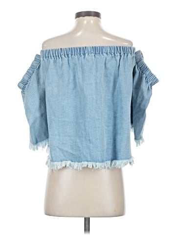 JOA Short Sleeve Blouse (view 2)
