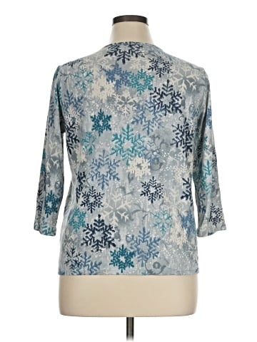 Basic Editions 3/4 Sleeve Top (view 2)